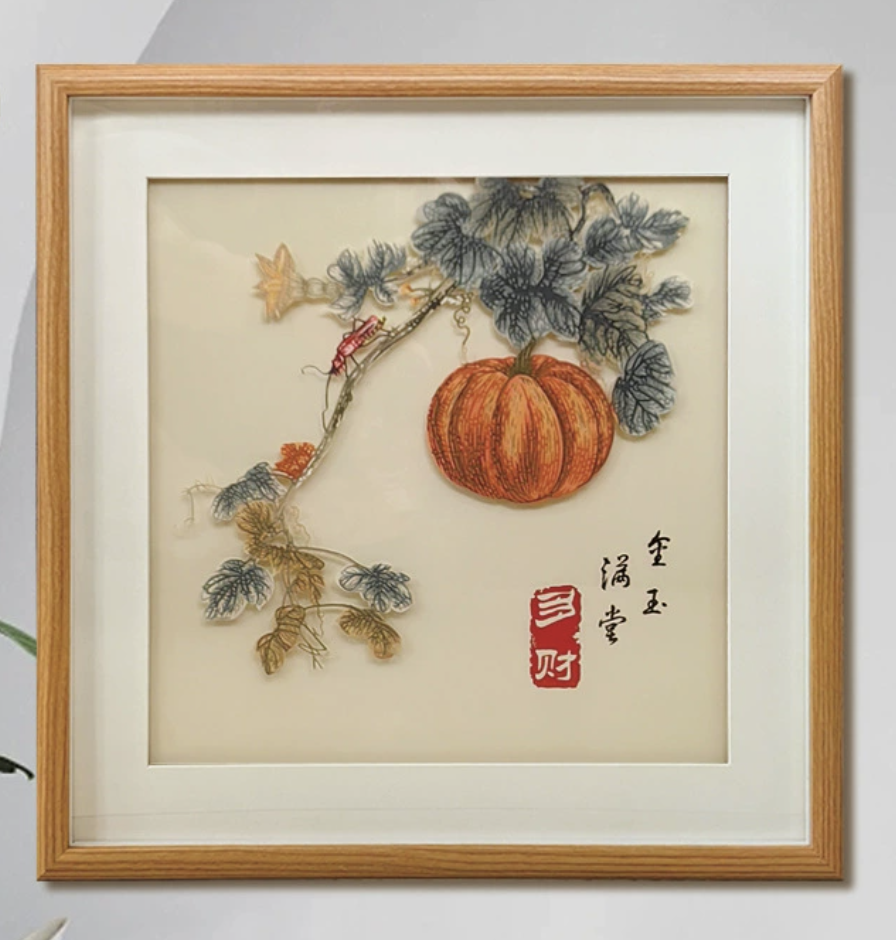 Handmade paper - cut three - dimensional decorative painting
