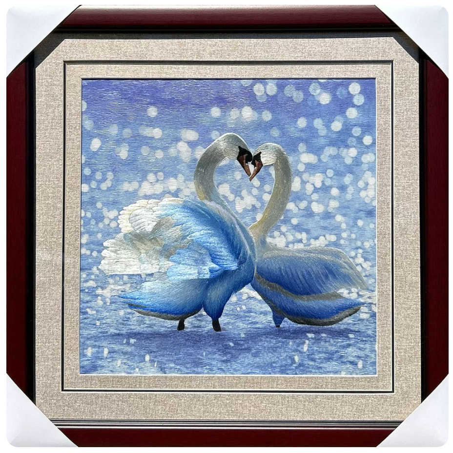 Hand - embroidered Decorative Mural