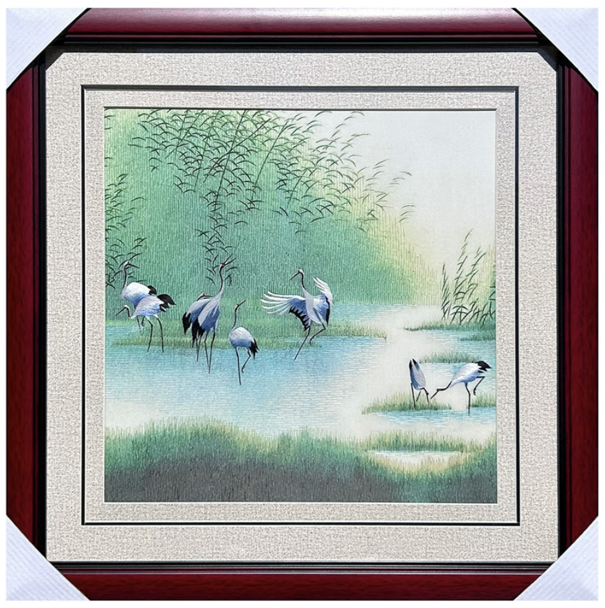 Hand - embroidered Decorative Mural