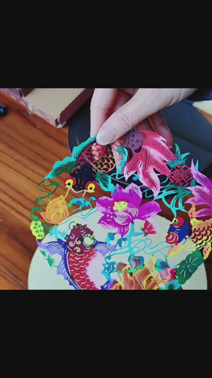 Intangible Cultural Heritage Paper-cut Framed Ornament