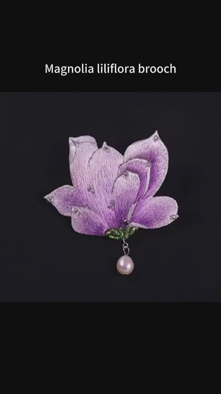 Handmade Embroidered Brooch